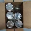 CycleMore 32oz Mason Jars, 6 Pack Large Glass Mason Jar with Metal Airtight Lids and Bands, Wide Mouth Glass Jars, 1 Quart Canning Jars for Pickling, Fermenting, Food Storage & DIY Projects