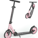 Foldable Scooter for 6+ Kids, Teens, Adults, Aluminum Alloy Frame, 240 LBS
4-Level Height, CPSC certified, Lightweight 9.5 lbs with shoulder strap for easy carrying, 8" wheels deliver smooth ride