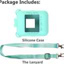 JCHPINE Silicone Cover Case for Bitzee Interactive Digital Pet and Case, Protective Skin Sleeve for Bitzee Virtual Electronic Pets Accessories (for Original 15 Animals) (Teal)