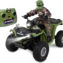 NKOK Realtree 1: 8 Rc Polaris Sportsman XP 1000 with Turbo Boost & Rider, Turbo Boost Feature with Extra Speed, Allows Children to Pretend Play and Use Their Imagination, for Ages 6 and up