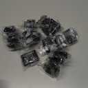 30 Pack 15 Pairs 3/8 inch Inset Cabinet Hinges Black,Self Closing 3/8" Cabinet Hinges Black Cupboard Hardware