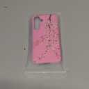 Compatible with Samsung Galaxy S24+ Plus & S25+ Plus Case with Card Holder Cute Shockproof Drop Protection Phone Wallet Slot Cover Cases for Women - Pink Blooming Sakura Cherry