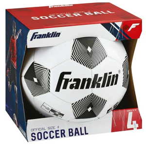 Franklin Sports Soccer Balls - Youth & Adult - Size 3 - Single & Bulk Packs - Black & White