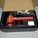 Electric Grill Brush, Grill Cleaner with LED Light, 700800 RPM Stainless Steel Bristles, 304 Removable Brush Head, Cordless & Type-C Rechargeable Grill Cleaning Tool for Outdoor BBQ (Red)