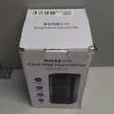 ROSEKM Humidifiers for Bedroom (1.1L), Small Cool Mist Humidifier for Home Plant and Baby Nursery, Quiet Ultrasonic Humidifier with 360 Nozzle, Auto Shut-Off, Filterless, Black