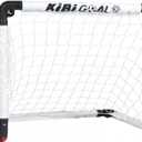 Soccer Goal, White Foldable Goal for Kids, Kids Goal for The Garden/Indoor/Outdoor Children Soccer Toy 1-11 Year (23.62in x 17.72in goal)