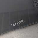 Taylor Glass Textured Paint Herringbone Design Digital Bathroom Scale, Gray, 5273274