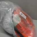 5 Pcs Halloween Men's Orange Tracksuit Set - Include Black Frame Glasses and White Hat Athletic Sports Gym Training Suits Classic Eyewear for Cosplay Party Daily Wearing