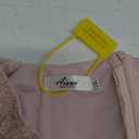 Aizwi Maternity Dress Baby Shower Long Bell Sleeve Floral Lace Contrast Chiffon V-Neck Mermaid Pregnancy Photoshoot Gown 2 XL