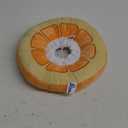 ANWA Adjustable Cat Cone Collar Soft, Cute Cat Donut Collar After Surgery, Kitten Recovery Cones to Stop Licking (Medium, Orange)