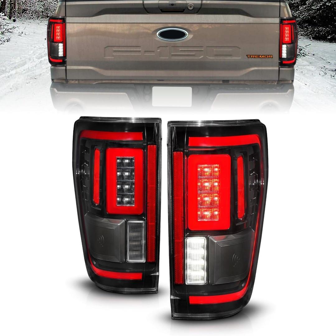 ANZO - Black Sequential Fiber Optic LED Tail Lights