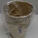 Monarch Abode Metal Bathroom Trash Can  Waste Basket for Bedroom, Office Desk, & Dorm, Hand Hammered, Durable Decorative Brushed Gold Small Trash Can Bathroom Garbage Bin Wastebasket