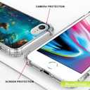 ZHONGWEI Clear Phone Case Compatible with iPhone SE/7/8 with Mermaid-AB0 - Sleek Protection with Style and Durability for Any Smartphone Model.