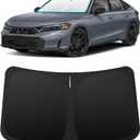 INSAUTO Custom Fit Windshield Sun Shade for Honda Civic 2022-2026 | Foldable Front Window Sunshade Car Accessories, UV & Heat Reflector, Keeps Interior Cool, Includes Storage Bag
