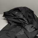 Kenneth Cole Women's Trench Coat with Waist Tie Belt and Notch Collar, Black, Large