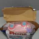 Baby Phone Toy,Baby Toy Phone Cartoon Baby Piano Music Light Toy Children Pretend Phone, Kids Cell Phone Girl with Light Parent-Child Interactive Toy Gift Game Boy Girl Early Education Gift Pink 18M+