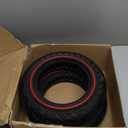 Cooryda 10x2.125 Scooter Tire, 10 inch Solid Rubber Tires Tubeless Front or Rear Replacement 10x2.125 Solid Electric Scooter Tire for Gotrax G4 Xr V2 Ninebot F25 F65 Hiboy S2 Pro 2pc Red