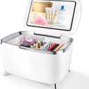 Personal 6 Liters Mini Skincare Fridge, Cosmetic Fridge, Portable Makeup Cooler Refrigerator for Beauty Products, Beverage, Bedroom, Home, Office