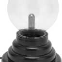 Plasma Ball with Light USB and AAA Touch Sensitive Red Static Electricity Ball for Party Prop Bedroom Home Decoration Ideal Holiday Birthday Gifts for Adults Kids (3-Inch Battery and USB)