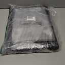 SUNEE 50 Packs Oversized Reusable Dry Erase Pocket Sleeves with 3 Rings, Black 10x14 Ticket Holders, Clear Plastic Sheet Protectors, Teacher School Classroom Supplies