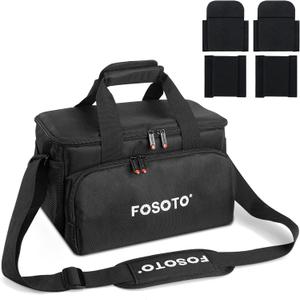 FOSOTO Large Capacity Photography Camera Bag Video Camera Camcorder Bag Case Compatible with Canon Vixia HF G50 EOS 80D 90D 6D Mark II Panasonic HC-X1500 HC-X2000 Sony HDR-CX900 DSLR SLR Camera