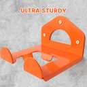 reliahom Garage Organization Weed Eater Hanger, Heavy Duty Garden Tool Organizer Trimmer Rack for Hedge Trimmer, Garden, Garage Wall, Shed, 1 Pack