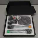 FIFINE UHF Dual Channel Wireless Handheld Microphone, Easy-to-use Karaoke Wireless Microphone System-K036