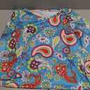 6Pcs 60s 70s Outfits for Kids, Hippie Costume for Girls Colorful Dress Party Halloween Cosplay  (XS, Blue)