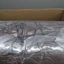 Hobestluk Giant Bean Bag Chair Lazy Floor Sofa, Memory Foam Fireside Sofa for Adults, Big Beanbag Faux Leather Armless Chair for Living Room Bedroom Dorm Office (Brown, Single)