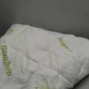 Ultra Soft Queen Size Mattress Topper - Viscose Made from Bamboo Pillow Top Mattress Pad for Back Pain Relief - Naturally Cooling for Hot Sleepers, Green