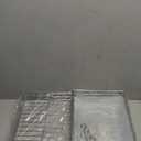 BBV Spice Rack Organizer, Double layer Seasoning Organizer for Cabinet Countertop, Kitchen, Pantry, Sliding Metal Chrome Spice Organization (9 inch)