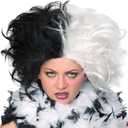 Rubie's Costume Co Ms. Spot Wig (Black/White)