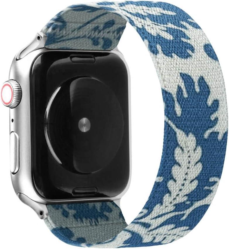 Solace Bands Paladin Loop Smartwatch Band - Compatible With All Apple Iwatch Series - Sportswear Smartwatch Band For Men & Women - Comfort & Durable (42/44/45MM - L, Floral)