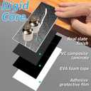 Art3d 102-Piece Faux Stone Peel and Stick Backsplash Tile, Waterproof Thick PVC Stick On Subway Wall Tile for Kitchen Bathroom Laundry Room Fireplace - 3" x 6" Black Marble