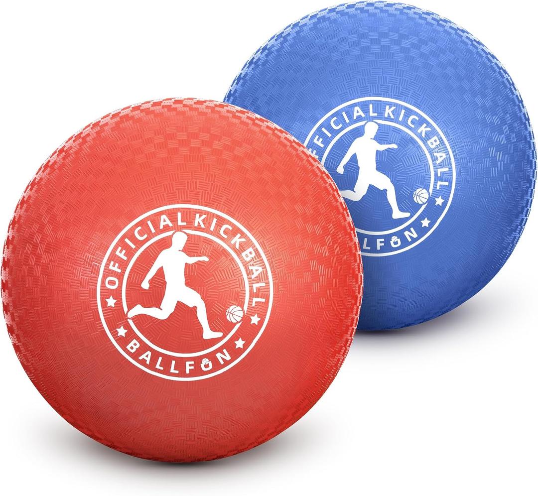 Playground Balls Kickball, Rubber Dodge Balls for Kids and Adults, Dodgeballs Handball Kick Ball Indoor and Outdoor, Official Bouncing Hand Balls, Outdoor Toys for School