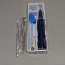 Plaque Remover for Teeth, Teeth Cleaning Kit with LED Light and 5 Adjustable Modes Teeth Cleaner, Blue