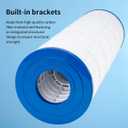 WuYan Pool Filter Compatible with Hayward C1750, CX1750RE,for Unicel C-8417, for Filbur FC-1294, PA175,817-0175P, 175 Sq. Ft Cartridge