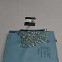 Christian Art Gifts Fashion Vegan Leather Bible Cover for Women: Be Still & Know Inspirational Bible Verse, Teal Floral, Medium