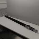 Metal Fence Post Black 4.8 feet, Pack of 8, T Posts for Wire Fence, No Dig Steel U Posts Fencing for Lawn Garden Wire Mesh Fence Poles Sign Outdoor Light Duty