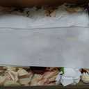 Ling's moment Spring Wedding Arch Flowers Kit Pack of 4, 2pcs Hanging Flower Arrangement 2pcs Chiffon Drapes Ceremony Fake Rose Arbor Backdrop Artificial Floral Outdoor Decorations, White Beige