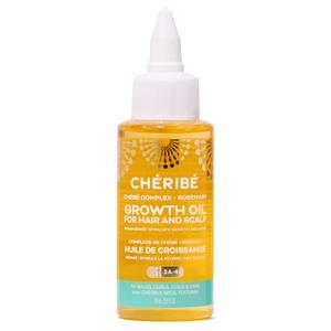 3 x Cheribe Growth Oil For Hair + Scalp, 100% Chebe Complex + Rosemary Nourishes Roots, Soothes Dry Scalp & Boosts Growth, Lightweight Oil For All Textures 2A-4C & Porosities, Sulfate Free, 2.5 fl oz
