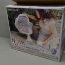 Jool Baby Nova Nature Baby Swing for Newborns with Natural Wood Toys, Electric Motorized Infant Swing, Bluetooth Music, Remote (Gray)