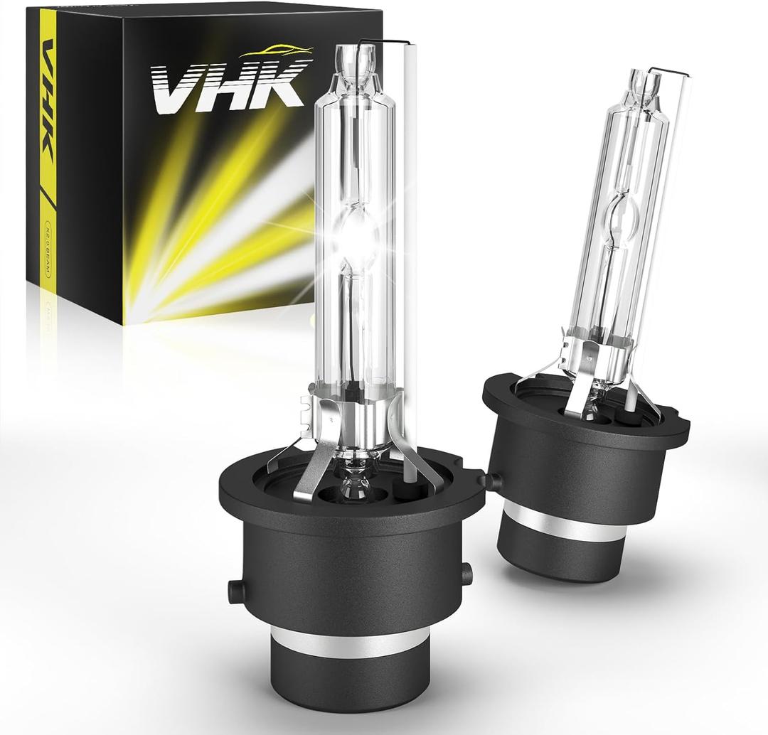 VHK for Acura TL TSX Headlight Bulbs Low Beam 2004 2005 2006 2007 2008 2009 2010 2011 2012 2013 2014, D2S HID Xenon Headlamp, 6000K Bright White 35W OEM D2SC1 Lights, Never Fit Halogen, 2 Pack