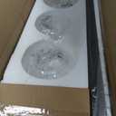 Bathroom Light Fixtures-Matte Black Vanity Lights for Bathroom, Modern Black Vanity Lights 4-Light Bathrooms Lighting Fixtures Over Mirror with Clear Glass Shade