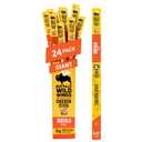 Slim Jim Giant Smoked Chicken Sticks, Buffalo Wild Wings Buffalo Flavor, 6g Protein Per Stick, Valentine's Day Gift For Him, 0.97 oz. (24 Count)