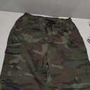 TAPOO Men's Camo Jogger Pants Military Army Combat Cargo Pants Baggy Flexcamo Camo Joggers M81 Woodland Pants Camouflage-L