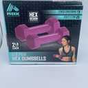 RBX HEX DUMBBELL SET PINK 2LB EA