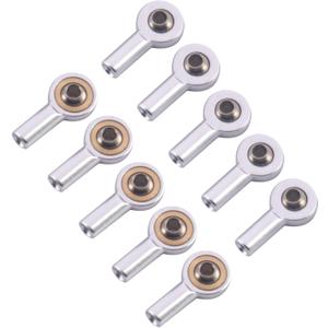 10Pcs ShareGoo Aluminum M2 Tie Rod End Ball Joint Link Ball Head Holder 2mm Steering Linkage Compatible with HSP Tamiya Mini 4WD RC Car Truck Crawler Boat Airplane