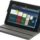 M-EDGE Hampton Jacket Foldable Folio Cover Case and Stand for Kindle Fire Tablet - Carbon Fiber Black