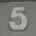 2 x LED Marquee Numbers, Small Light Up Numbers for Party, 8.58 Inch Battery Powered Lighted Number for Birthday, Night Light, Table or Home Decor (Number 5)